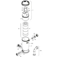 Pièces détachées pour Filtre à cartouche CS100, CS150