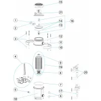 Pièces détachées pour Filtre à cartouche NANOFIBER AUTO 150/180/200