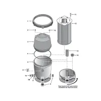 Pièces détachées pour Filtre à cartouche PLD50 SYSTEM 2