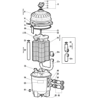 Pièces détachées pour Filtre à Cartouche SWIMCLEAR C2030 C3030 C4030 C5030 C7030