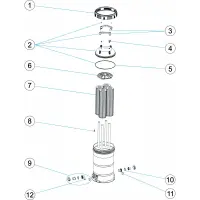 Pièces détachées pour Filtre à cartouche VIRON CL400, CL600