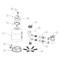 Pièces détachées pour Filtre CRISTAL-FLO Side (Clear Pro)