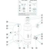 Pièces détachées pour Filtre DELTA 1000-1200 Ø 650 - 800