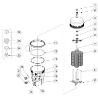 Pièces détachées pour Filtre à Diatomée QUAD D.E.