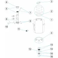 Pièces détachées pour Filtre EUROPA PRO T/G/M