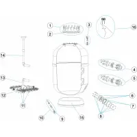 Pièces détachées pour Filtre EUROPE 1050-1800 1m-4kg