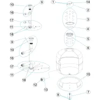 Pièces détachées pour Filtre FLORIDA II SIDE