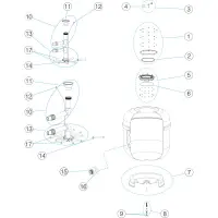 Pièces détachées pour Filtre FLORIDA SIDE Ø 400 à 900
