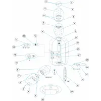 Pièces détachées pour Filtre ASTRAL FTR diamètres 500, 600, 750, 950