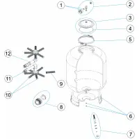 Pièces détachées pour Filtre HAWAI OC-1 diamètres 400-600