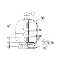 Pièces détachées pour Filtre JUPITER Side 50