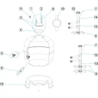 Pièces détachées pour Filtre JUPITER T J6