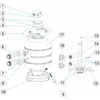 Pièces détachées pour Filtre latéral frette
