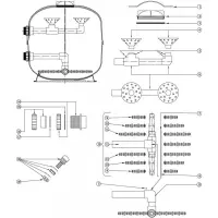 Pièces détachées pour Filtre LSC 30-36 connexions 2'