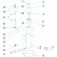 Pièces détachées pour Filtre NILO SIDE diamètres 500, 650, 800, 950