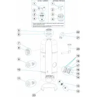 Pièces détachées pour Filtre NORMAL diamètres 650-800