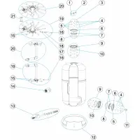 Pièces détachées pour Filtre OC-1 ARTIC side