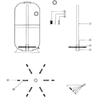 Pièces détachées pour Filtre PLUS TOP MOUNT 20" et 24"
