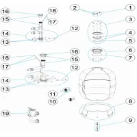 Pièces détachées pour Filtre POOOL COMFY side