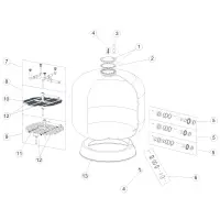 Pièces détachées pour Filtre PRAGA 2,5 - 4 kg Ø 2350