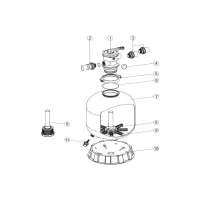 Pièces détachées pour Filtre Soufflé VIPool Top