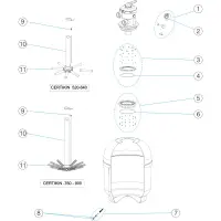 Pièces détachées pour Filtre TOP 1018