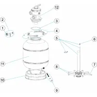 Pièces détachées pour Filtre TOP Ø 400-450-500-600