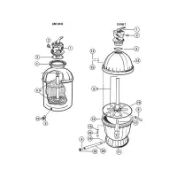 Pièces détachées pour Filtre Top GM140B - S160T
