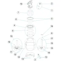 Pièces détachées pour Filtre UVE TOP