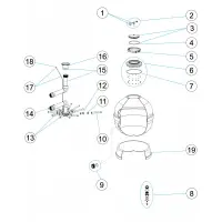 Pièces détachées pour Filtre VESUBIO TZ diamètre 1200