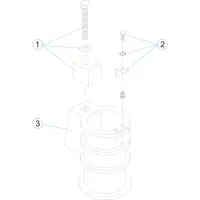 Pièces détachées pour Fixation d'échelle Ø 48