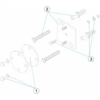 Pièces détachées pour Fixation de main courante