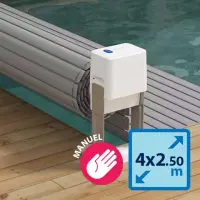Volet manuel 4 x 2,50m Pool Swift évolutif