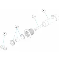 Pièces détachées pour Jet massage L-169 - 254 m/m BETON