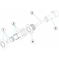 Pièces détachées pour Jet massage L-169 - 254 m/m LINER