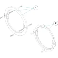 Pièces détachées pour Kit fixation niche LUMIPLUS DESIGN