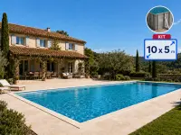 Kit piscine acier 10m x 5m à monter soi-même
