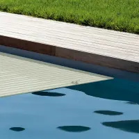 Lames de remplacement PVC pour volet roulant piscine DEL Beige