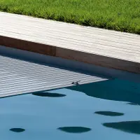 Lames de remplacement PVC pour volet roulant piscine DEL Gris