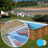 Liner pour piscine SUNBAY Evora rectangulaire 6,2m x 4,2m x 1,33m