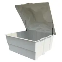 Local technique enterré Roc - vide avec couvercle - 151x134 - hauteur 65 cm