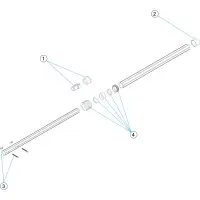 Pièces détachées pour Manche aluminium télescopique papillon