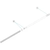 Pièces détachées pour Manche télescopique connexion clip