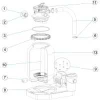 Pièces détachées pour Groupe de filtration monobloc FIJI 4 - Ø 300