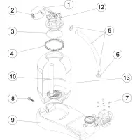 Pièces détachées pour Groupe de filtration monobloc FIJI 4 - Ø 380
