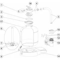 Pièces détachées pour Groupe de filtration monobloc P-XPERT 10 - Ø 500