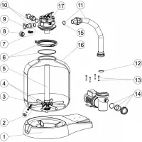 Pièces détachées pour Groupe de filtration monobloc P-XPERT - Ø 500
