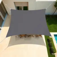 Voile d'ombrage carrée 3 x 3 m Ardoise