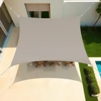 Voile d'ombrage carrée 3 x 3 m Taupe