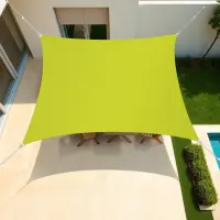 Voile d'ombrage carrée 3 x 3 m Vert anis